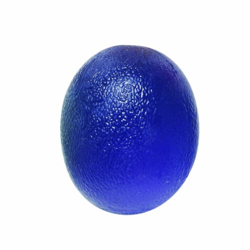 Cando® Übungsgelball - Antistressball / Handtrainer - oval, blau (schwer) von Cando
