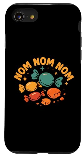 Candy Nom Nom Candy Eater Candy Hülle für iPhone SE (2020) / 7 / 8 von Candy Merch Co.