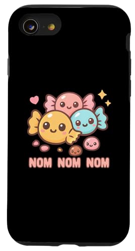 Candy Nom Nom Candy Eater Candy Hülle für iPhone SE (2020) / 7 / 8 von Candy Merch Co.