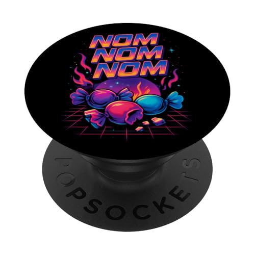 Candy Nom Nom Candy Eater Candy PopSockets Klebender PopGrip Candy Nom Nom Candy Eater Candy PopSockets Klebender PopGrip von Candy Merch Co.