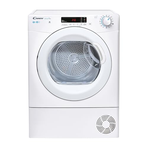 CANDY CSOE C9DG-S Kondesntrockner 9 KG Fassungsvermögen, Wi-Fi + Bluetooth, Easycase-Kondenswasserbehälter, Symbolblende, Weiß CANDY CSOE C9DG-S Kondesntrockner 9 KG Fassungsvermögen, Wi-Fi + Bluetooth, Easycase-Kondenswasserbehälter, Symbolblende, Weiß von Candy