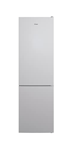 Candy Fresco CCE4T620ES Kombi-Kühlschrank, 60 cm, Höhe 2 m, 377 l, Total No Frost Circle+, WLAN-Konnektivität, Gemüse-Schublade, interne Kontrolle, LED, Wendetüren, 39 dB, Klasse E, Silber von Candy