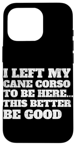 Cane Corso Italiano Mutter Hülle für iPhone 16 Pro von Cane Corso Hundezubehör
