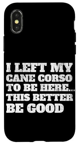 Cane Corso Italiano Mutter Hülle für iPhone X/XS Cane Corso Italiano Mutter Hülle für iPhone X/XS von Cane Corso Hundezubehör