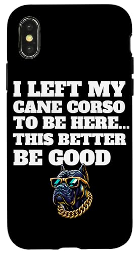 Cane Corso Italiano Mutter Hülle für iPhone X/XS von Cane Corso Hundezubehör