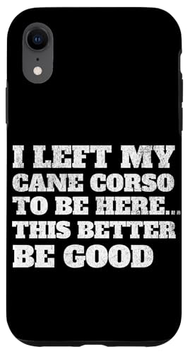 Cane Corso Italiano Mutter Hülle für iPhone XR Cane Corso Italiano Mutter Hülle für iPhone XR von Cane Corso Hundezubehör