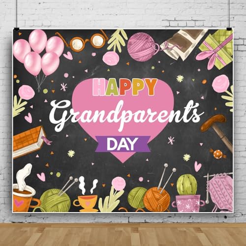 Canessioa Hintergrund "Happy Grandparents Day", rosa Liebesherz für Oma, Opa, niedlicher Hintergrund, Banner, Ruhestand, Party, Geschenke, Wanddekoration, Zubehör, Fotokabine, Studio-Requisite, Vinyl Canessioa Hintergrund "Happy Grandparents Day", rosa Liebesherz für Oma, Opa, niedlicher Hintergrund, Banner, Ruhestand, Party, Geschenke, Wanddekoration, Zubehör, Fotokabine, Studio-Requisite, Vinyl von Canessioa