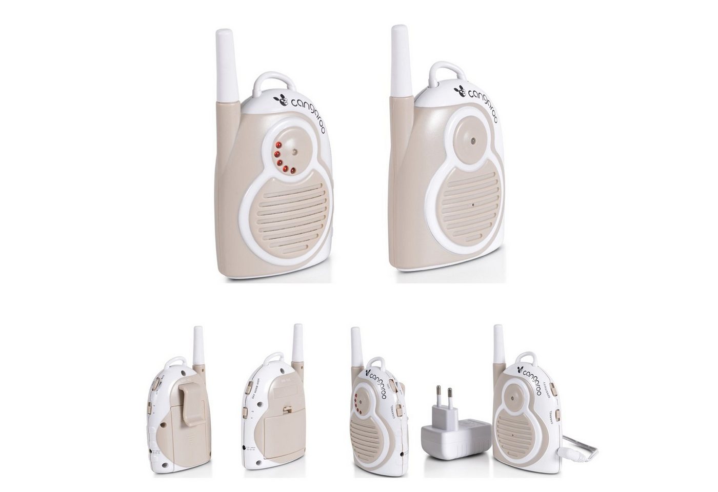 Cangaroo Babyphone Babyphone Mommy´s Sense, Reichweite bis 1,3 km, 2 Kanäle Batterieanzeige von Cangaroo