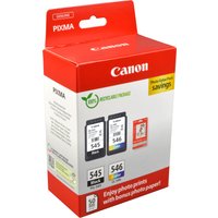 2 Canon Tinten 8287B008 Value Pack PG-545 + CL-546 4-farbig + Papier 2 Canon Tinten 8287B008 Value Pack PG-545 + CL-546 4-farbig + Papier von Canon