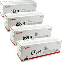 4 Canon Toner 055H  Multipack  BK C M Y  4-farbig von Canon