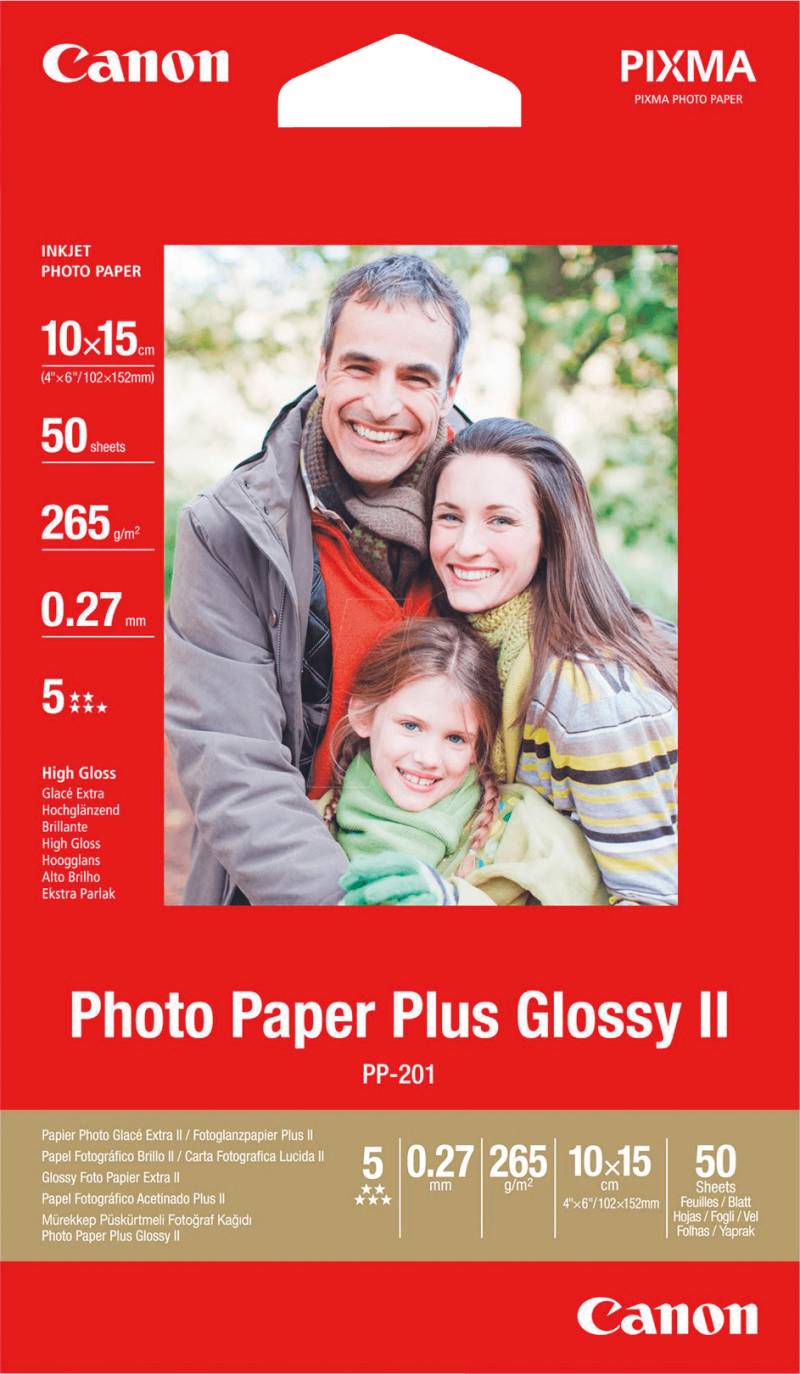 CANON 2311B003 - Fotopapier Plus 100 x 150 mm – 50 Blatt von Canon