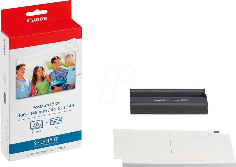CANON 7737A001 - Farbtinte + 100 x 148 mm Papier, 36 Blatt von Canon