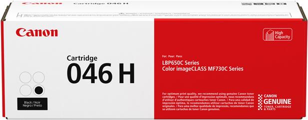 CANON CRG 046 HBK schwarz Toner hohe Kapazität fuer LBP654Cx, LBP653Cdw MF735Cx, MF734Cdw, MF732Cdw (1254C002) von Canon