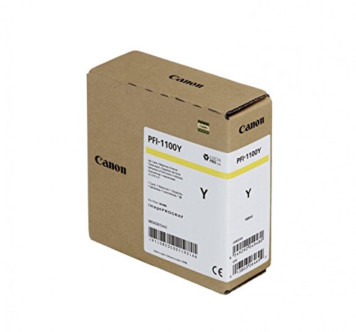 CANON PFI-1100 Tinte gelb Standardkapazität 160ml 1er-Pack iPF Pro2000/4000/4000S/6000S von Canon
