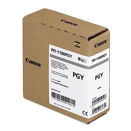 CANON PFI-1100 Tinte grau Standardkapazität 160ml 1er-Pack iPF Pro2000/4000/4000S/6000S von Canon