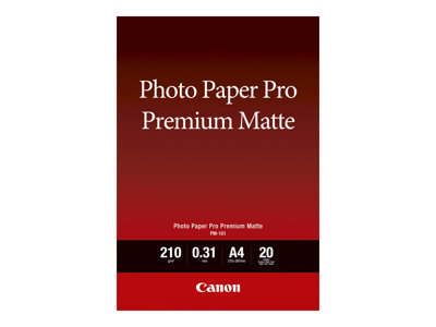 CANON Photo Paper Premium Matte A4 20 Bl CANON Photo Paper Premium Matte A4 20 Bl von Canon
