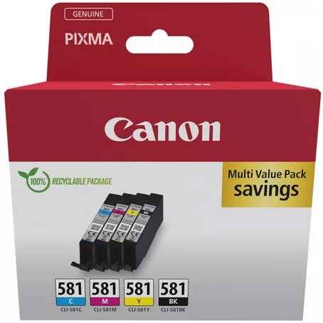 CLI-581 Multipack 4-farbig von Canon