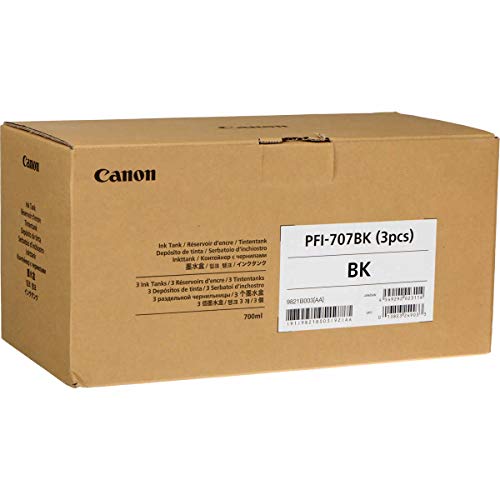 Canon (3X PFI-707 BK, 9821B003 von Canon