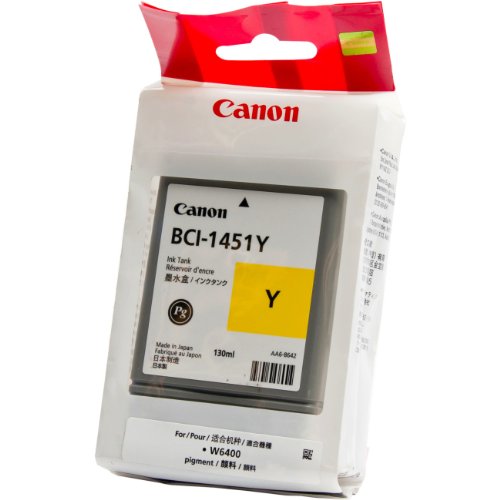 Canon 0173B001 BCI-1451 Tintenpatrone gelb Standardkapazität 130ml 1er-Pack von Canon