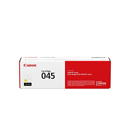 Canon 045 1300páginas gelb Toner für Laserdrucker-Tonerpatrone (Tonerpatrone, 1300 Seiten, gelb, 1 Stück (S)) von Canon