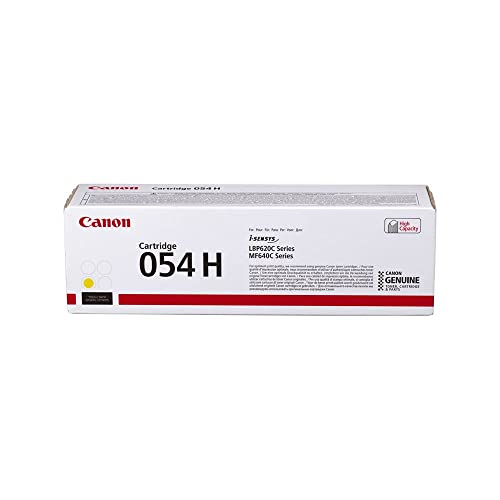 Canon 054HY Toner gelb 2300 Seiten hohe Kapazität, CO12448, Einheitsgröße von Canon