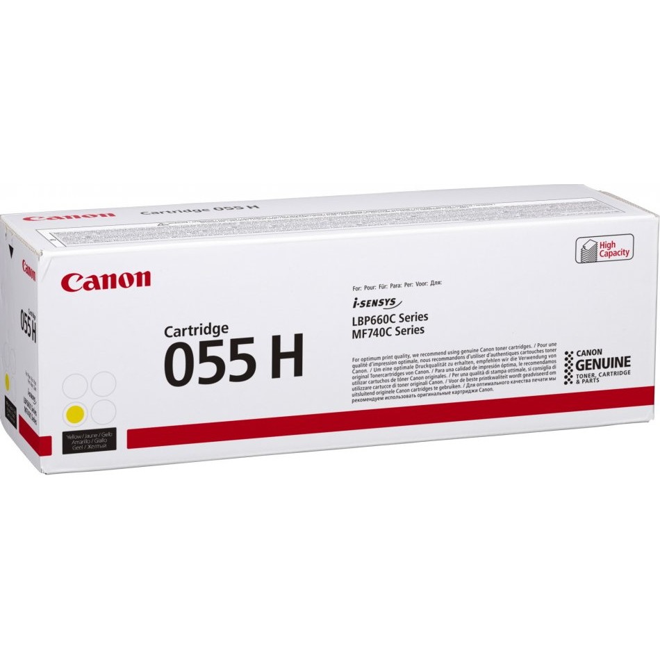 Canon Toner 055 H Gelb bis zu 5.900 Seiten Canon Toner 055 H Gelb bis zu 5.900 Seiten von Canon