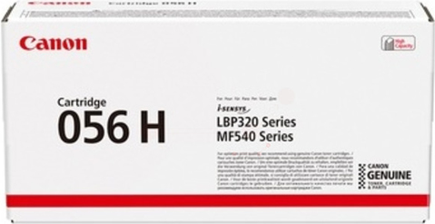 Canon 056 H - Mit hoher Kapazit�t - Schwarz - Original - Tonerpatrone - f�r i-SENSYS LBP325x, MF542x, MF543x (3008C002) von Canon