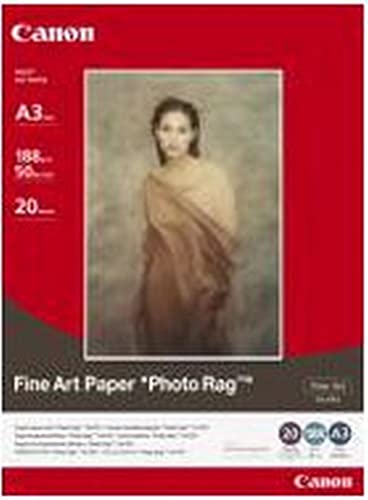 Canon 0587B007 FA-PR1 fine art photo paper 188g/m2 A3 20 Blatt Pack von Canon