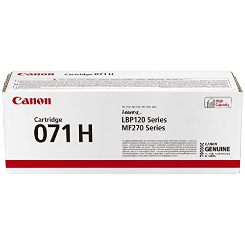 Canon 071 H - Mit hoher Kapazität - Schwarz - original - Tonerpatrone - für i-SENSYS LBP122dw, MF272dw Canon 071 H - Mit hoher Kapazität - Schwarz - original - Tonerpatrone - für i-SENSYS LBP122dw, MF272dw von Canon