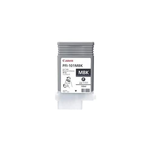 Canon 0882B001 PFI-101MBK Tintenpatrone matt schwarz Standardkapazität 130ml 1er-Pack von Canon