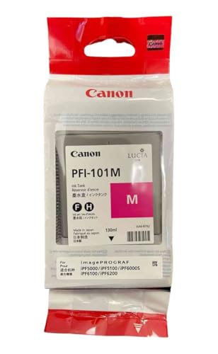Canon 0885B001 PFI-101M Tintenpatronen magenta Standardkapazität 130ml 1er-Pack von Canon