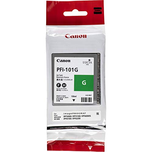 Canon 0890B001 PFI-101G Tintenpatronen Standardkapazität 130 ml 1er-Pack, grün Canon 0890B001 PFI-101G Tintenpatronen Standardkapazität 130 ml 1er-Pack, grün von Canon