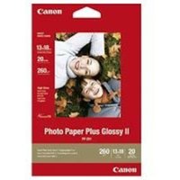 Canon 2311B018 PP-201 Fotoglanzpapier Plus II 13x18 cm 20 Blatt 260g/qm von Canon