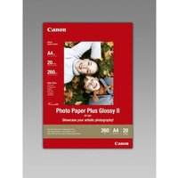 Canon 2311B019 Fotopapier Plus II PP-201 glänzend A4, 20 Blatt, 260 g/m² von Canon