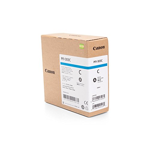 Canon 2959B001 PFI-303C Tintenpatrone cyan Standardkapazität 330ml 1er-Pack von Canon