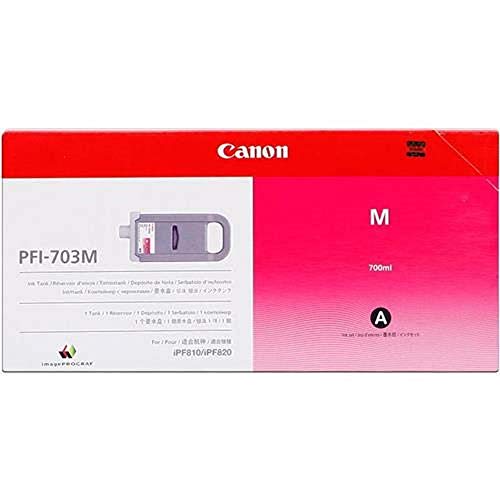 Canon 2965B001 PFI-703M Tintenpatrone magenta hohe Kapazität 700ml 1er-Pack von Canon