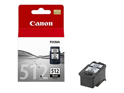 Canon 2969B009 - PG-512 - Black - original - blister with security - ink tank - for PIXMA MP230. MP237. MP252. MP258. MP270. MP280. MP282. MP495. MP499. MX350. MX410. MX420 von Canon