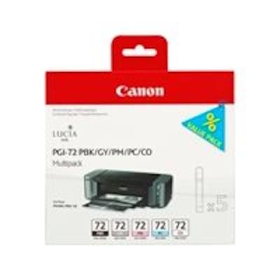 Canon 6403B007 Druckerpatrone Multipack PGI-72 PBK/GY/PM/PC/CO von Canon