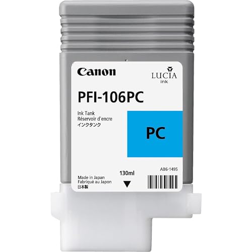 Canon 6625B001 Tintenpatrone PFI-106PC, foto cyan von Canon