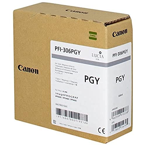 Canon 6667B001 Tintentank PFI-306 PGY, foto grau Canon 6667B001 Tintentank PFI-306 PGY, foto grau von Canon