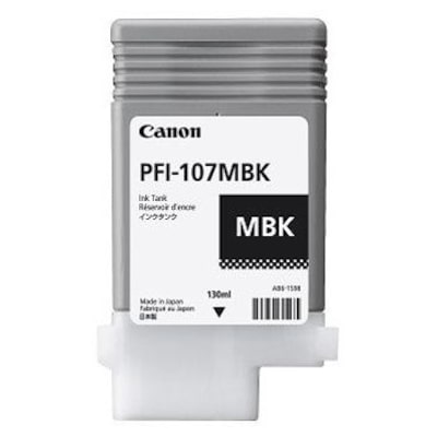 Canon 6704B001 Druckerpatrone PFI-107 MBK mattschwarz für iPF680, 685, 780, 785 von Canon