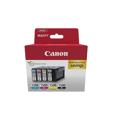 Canon 9218B006 Druckerpatrone PGI-1500 Multipack BK/C/M/G von Canon