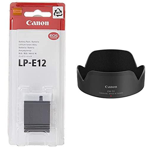 Canon Akku LP-E12 (875mAh) für EOS M & EW-53 Gegenlichtblende von Canon