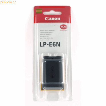 Canon Akku für Canon LP-E6NH Li-Ion 7,4 Volt 1800 mAh schwarz Canon Akku für Canon LP-E6NH Li-Ion 7,4 Volt 1800 mAh schwarz von Canon