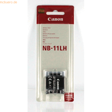 Canon Akku für Canon NB-11LH Li-Ion 3,6 Volt 800 mAh schwarz Canon Akku für Canon NB-11LH Li-Ion 3,6 Volt 800 mAh schwarz von Canon