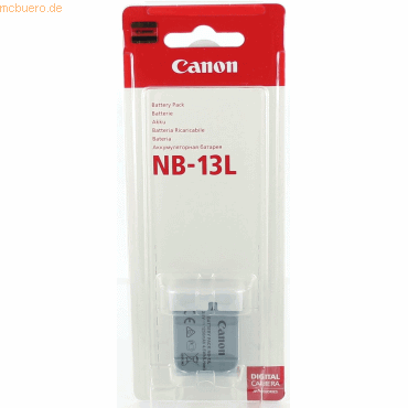 Canon Akku für Canon PowerShot G5 X Li-Ion 3,6 Volt 1250 mAh grau von Canon