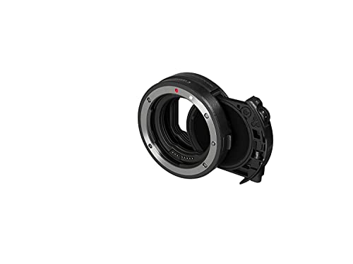 Canon Bajonettadapter EF-EOS R mit Einsteckfilter (V-ND: variabler Neutraldichtefilter A), 3443C005, Schwarz von Canon