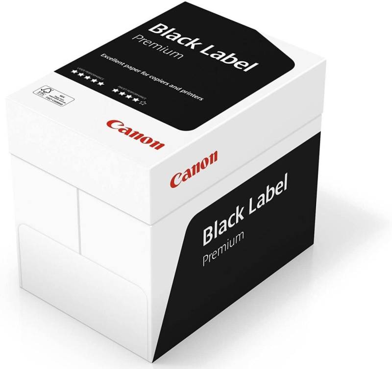 Canon Black Label Premium A4-Papier 80 g/m² - 2.500 Blatt Kopierpapier von Canon
