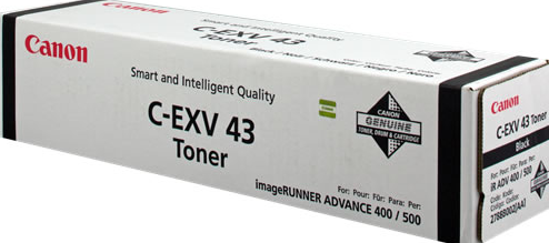 Canon C-EXV 43 - Schwarz - Original - Tonerpatrone - für imageRUNNER ADVANCE 400i, 500i (2788B002) von Canon