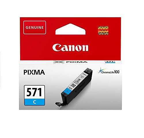 Canon CLI-571 C Druckertinte Cyan - 7 ml für PIXMA Tintenstrahldrucker ORIGINAL von Canon